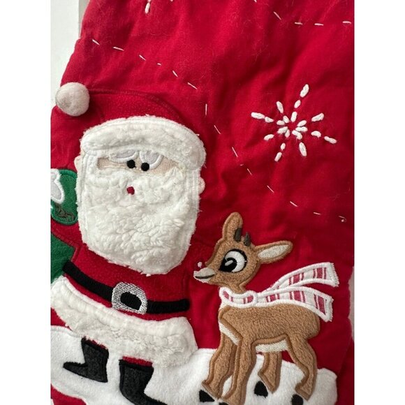 Rudolph, the red nose, reindeer, ERIK stocking - Picture 2 of 11